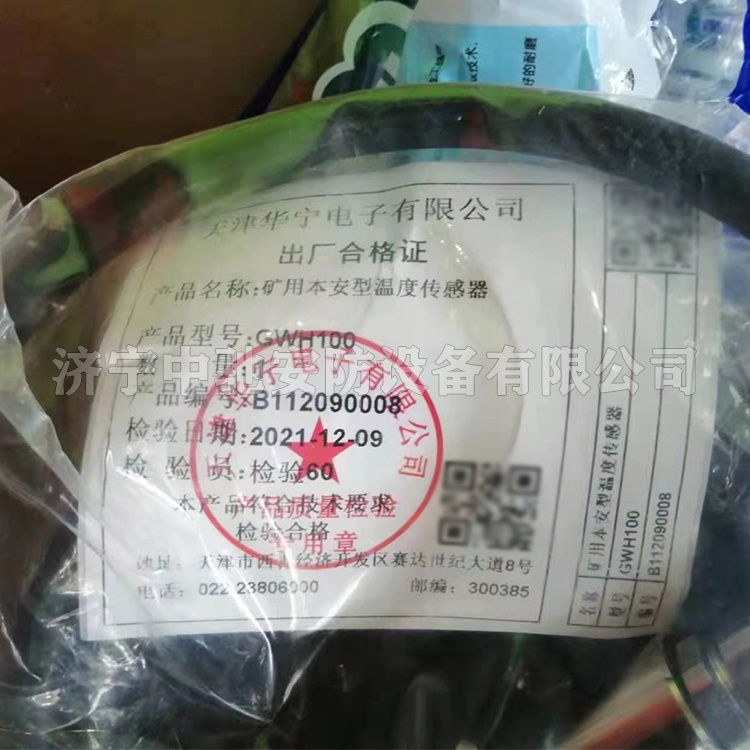 GWH100礦用本安型溫度傳感器|天津華寧電子有限公司